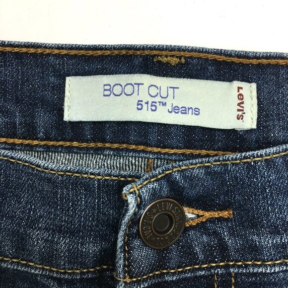 Levi's 515 Women's Bootcut Jeans Back Flap Pockets size 10 length 31" - Picture 4 of 9